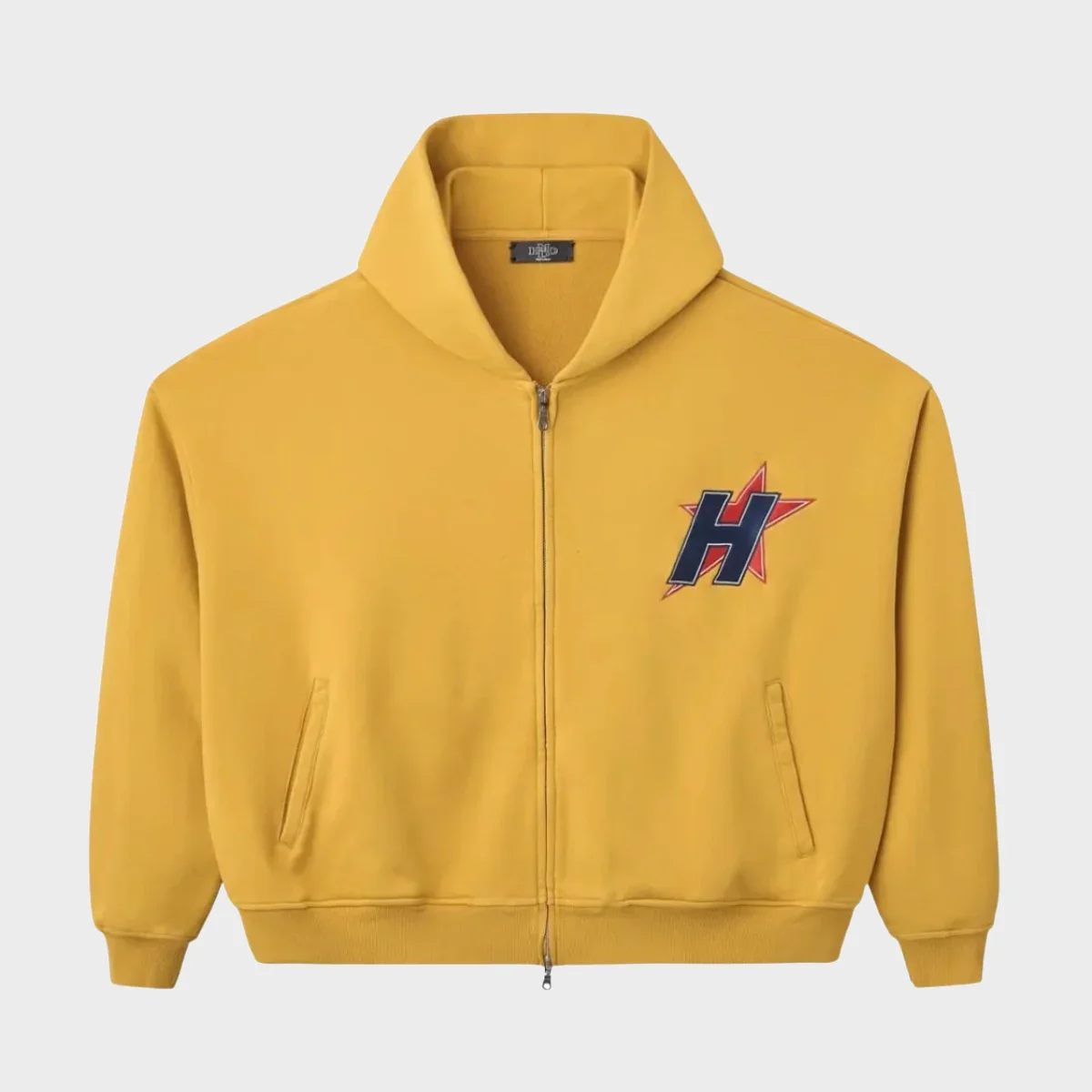 HMDD H Star Hoodie Yellow (2) HMDD H Star Hoodie Yellow (2)
