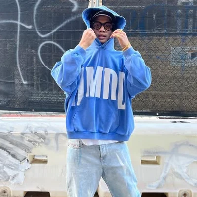 hmdd hoodie blue