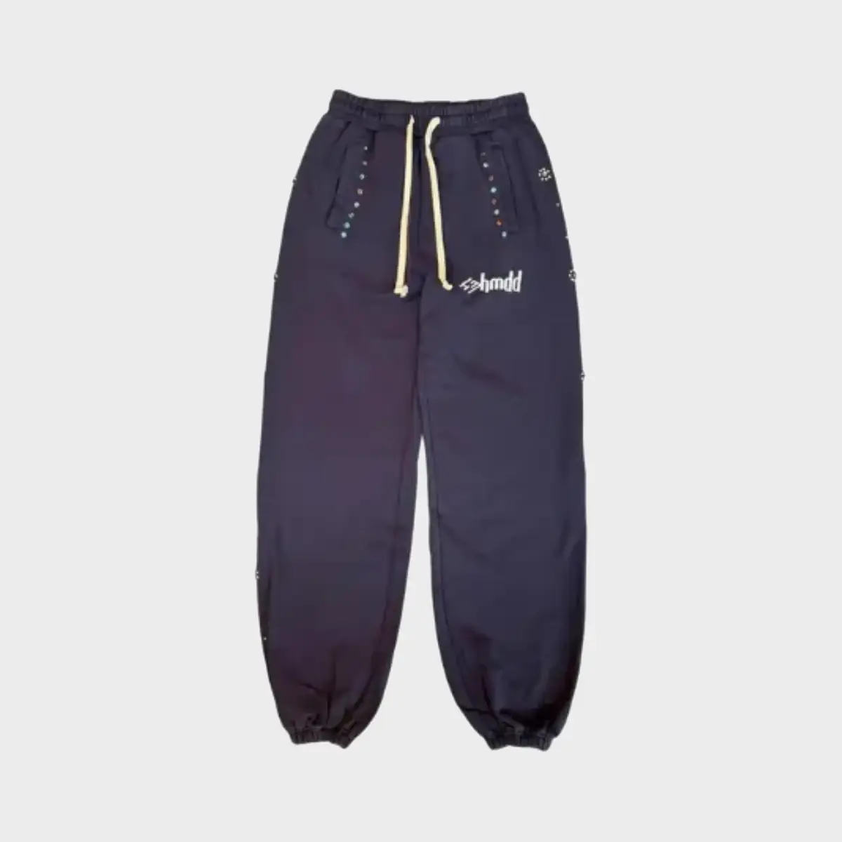 Hmdd Flower Studded Scrunch Sweats Hmdd Flower Studded Scrunch Sweats