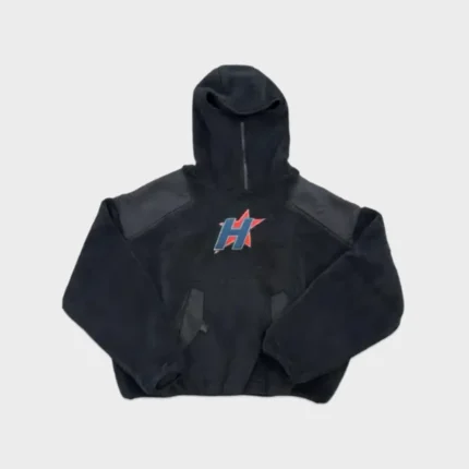 Hmdd H Star Balaclava Fleece Jacket Black
